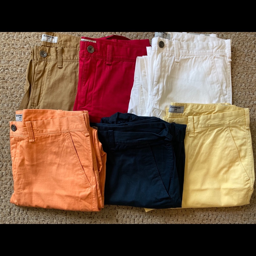 Express Finn Slim Fit khakis